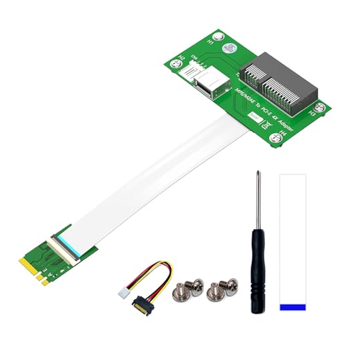 LIUASMUE NGFF M.2-Schlüssel Zur PCIExpress + USB Extenderkarte Mit HighSpeed FPC Kabel Mit Magnetpad (horizontale Installation) PCIExpress Adapterkabel von LIUASMUE