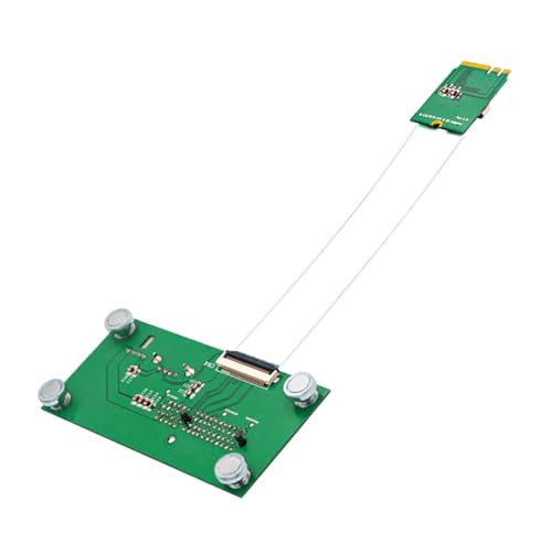 LIUASMUE NGFF M.2-Schlüssel Zur PCIExpress + USB Extenderkarte Mit Hochgeschwindigkeits FPC Kabel Mit Magnetpad (vertikale Installation). von LIUASMUE