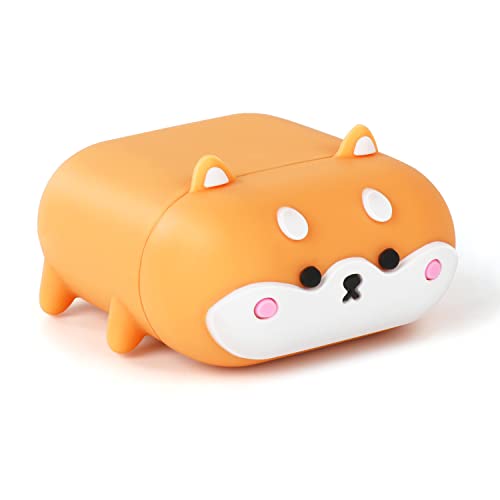 LIUKE Süße Airpods Hülle, 2, Corgi Hund Coole 3D Tiere Cartoon Puppy Shaped Voller Schutz Stoßfest Weiche Silikon Ladehülle Cover Skin mit Schlüsselanhänger für 1&2, Braun LIUKE Süße Airpods Hülle, 2, Corgi Hund Coole 3D Tiere Cartoon Puppy Shaped Voller Schutz Stoßfest Weiche Silikon Ladehülle Cover Skin mit Schlüsselanhänger für 1&2, Braun von LIUKE
