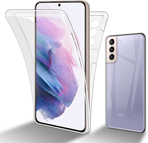 LIUKM Handyhülle für Samsung Galaxy S23 5G, Klar Case Silikon Eingebauter Displayschutz, Stoßfester 360 Grad Ganzkörper Hartschale Keine Vergilbungen Komplett Schutzhülle beidseitig - Transparente LIUKM Handyhülle für Samsung Galaxy S23 5G, Klar Case Silikon Eingebauter Displayschutz, Stoßfester 360 Grad Ganzkörper Hartschale Keine Vergilbungen Komplett Schutzhülle beidseitig - Transparente von LIUKM