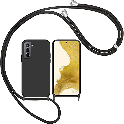 LIUKM Handykette Handyhülle kompatibel mit Apple Samsung Galaxy S22 5G | Necklace Hülle mit Band Handyhülle für zum Umhängen |Case mit Schnur | Schutzhülle mit Kordel - Schwarz LIUKM Handykette Handyhülle kompatibel mit Apple Samsung Galaxy S22 5G | Necklace Hülle mit Band Handyhülle für zum Umhängen |Case mit Schnur | Schutzhülle mit Kordel - Schwarz von LIUKM