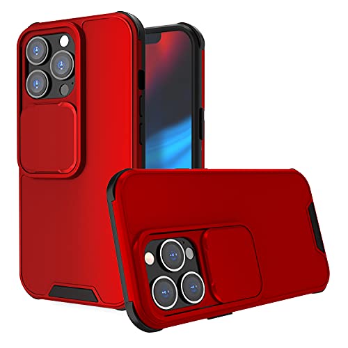 LIUKM Hülle Kompatibel mit iPhone 13 Pro 6,1 Zoll, Handyhülle mit Kameraschutz und Anti-Rutsch Stoßfest Kratzfest Schutzhülle für iPhone 13 Pro Weich TPU Silikon und Hard PC Hybrid Case - Rot LIUKM Hülle Kompatibel mit iPhone 13 Pro 6,1 Zoll, Handyhülle mit Kameraschutz und Anti-Rutsch Stoßfest Kratzfest Schutzhülle für iPhone 13 Pro Weich TPU Silikon und Hard PC Hybrid Case - Rot von LIUKM