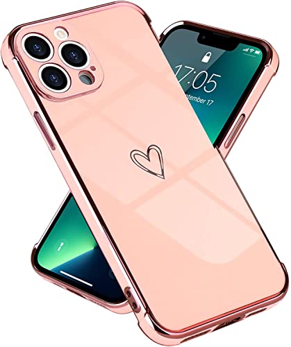 LIUKM Hülle Kompatibel mit iPhone 14 Pro Max Handyhülle Liebesherz Mädchen Schutzhülle Silikon Cute Love Slim Case Stoßfeste Kameraschutz Hülle für iPhone 14 Pro Max - Rosa LIUKM Hülle Kompatibel mit iPhone 14 Pro Max Handyhülle Liebesherz Mädchen Schutzhülle Silikon Cute Love Slim Case Stoßfeste Kameraschutz Hülle für iPhone 14 Pro Max - Rosa von LIUKM