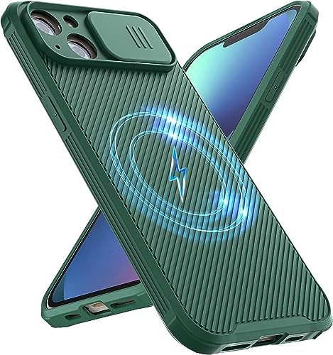LIUKM Hülle Kompatibel mit iPhone 15 Plus, Handyhülle mit Kameraschutz und Anti-Rutsch Stoßfest Kratzfest Schutzhülle Weich TPU Silikon und Hard PC Hybrid Case - Dunkelgrün LIUKM Hülle Kompatibel mit iPhone 15 Plus, Handyhülle mit Kameraschutz und Anti-Rutsch Stoßfest Kratzfest Schutzhülle Weich TPU Silikon und Hard PC Hybrid Case - Dunkelgrün von LIUKM