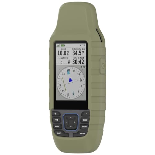 LIUZIHAN Hülle Kompatibel mit Garmin GPSMAP 79S 79SC, Mit Schlüsselanhänger, Silikon-Material Weich Ultradünn Schutzhülle, Anti-Fall, Case Cover für Garmin GPSMAP 79S 79SC.(Grün) von LIUZIHAN