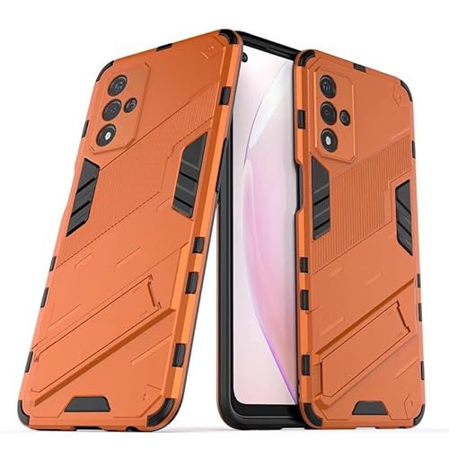 LIUZIHAN Hülle Kompatibel mit OnePlus 13T. Flexible Rugged TPU+PC Hybrid Armor Stoßfest Schutzhülle, Mit Standfunktion, Schutzhülle für OnePlus 13T.Orange von LIUZIHAN