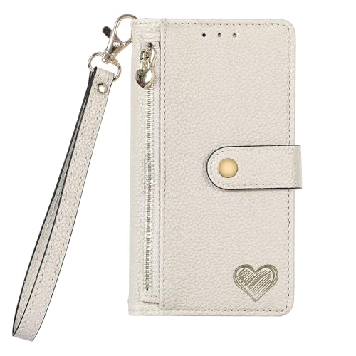 LIUZIHAN Hülle Kompatibel mit vivo iQOO Neo10S Pro+. [Kartenfach] PU Leder Flip Wallet, mit Standfunktion, Schutzhülle handyhüllen für vivo iQOO Neo10S Pro+.Grau von LIUZIHAN