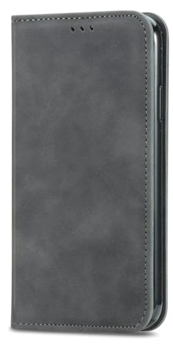 LIUZIHAN Hülle Kompatibel mit vivo iQOO Neo10S Pro. [Kartenfach] PU Leder Flip Wallet, mit Standfunktion, Schutzhülle handyhüllen für vivo iQOO Neo10S Pro.Grau von LIUZIHAN
