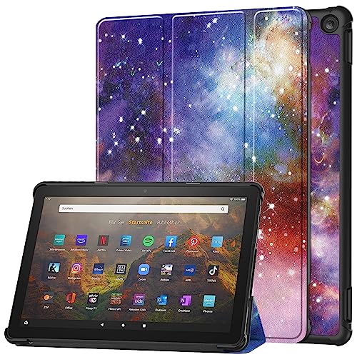 LIUZIHAN Hülle für Amazon Fire HD 10 2023, PU Leder Flip Schutzhülle Case Tasche mit Ständerfunktion, Auto Sleep/Wake Funktion, Schutzhülle für Amazon Fire HD 10 2023. von LIUZIHAN