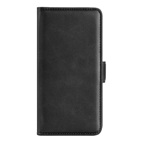 LIUZIHAN Hülle für Apple iPhone 16e. [Kartenfach] PU Leder Flip Wallet, mit Standfunktion, Schutzhülle handyhüllen für Apple iPhone 16e.Schwarz von LIUZIHAN