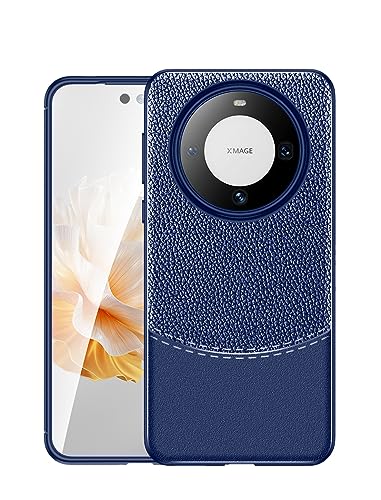 LIUZIHAN Hülle für Huawei Mate 60 Pro. Stoßfest, Weiches und dünnes Silikonhülsen-Design, Gegen Kratzer, Schutzhülle für Huawei Mate 60 Pro.(Blau) von LIUZIHAN