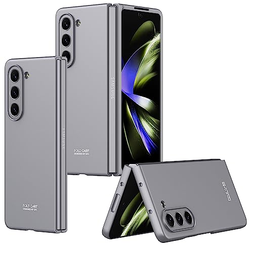 LIUZIHAN Hülle für Samsung Galaxy Z Fold 5, Elastische Schockabsorption und Ultra Thin Design, Stoßfest, Kratzfest, All-Inclusive Handyhülle Cover für Samsung Galaxy Z Fold 5.(Grau) von LIUZIHAN