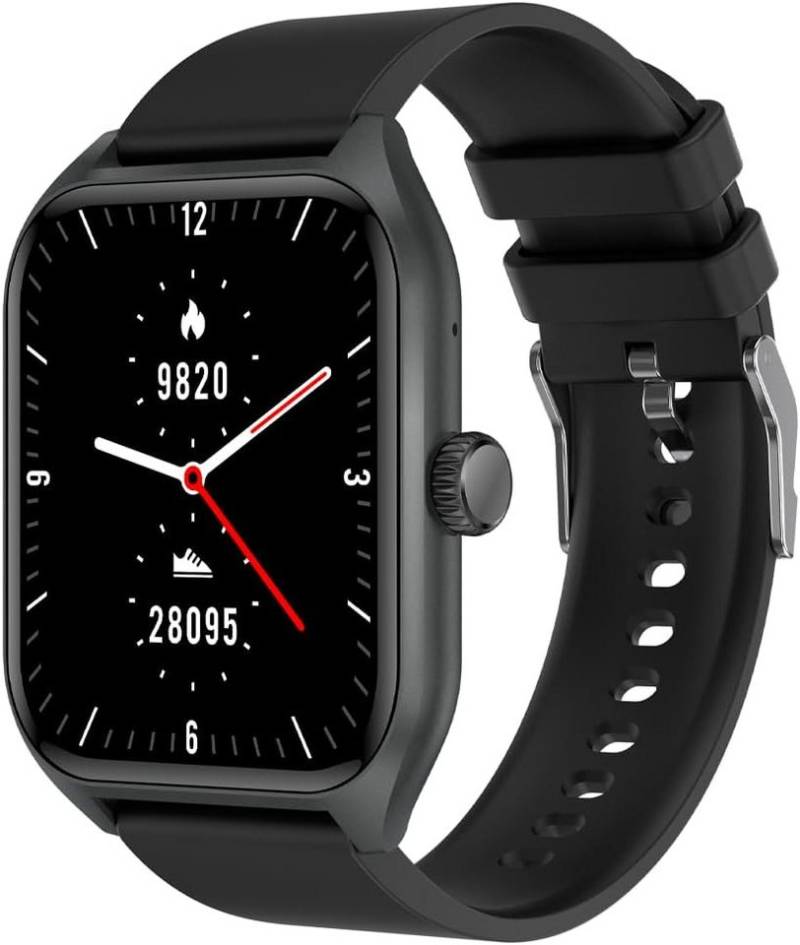 LIVLOV mit Bluetooth-Anruf Fitness-Tracker 100 Sportarten Herzfrequenzmesser Smartwatch (1,96 Zoll, Android, iOS), Fittnessuhr herrenDamen sportuhr Gesundheitsuhr Sicherheitszertifikate von LIVLOV