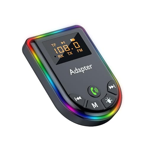Bluetooth 5.3 Senderempfänger LED Anzeige TF Card Play RCA 3.5mm AUX HiFi Audio Wireless Adapter für Auto PC TV Kopfhörer Bluetooth 5.3 Senderempfänger LED Anzeige TF Card Play RCA 3.5mm AUX HiFi Audio Wireless Adapter für Auto PC TV Kopfhörer von LIWEARE