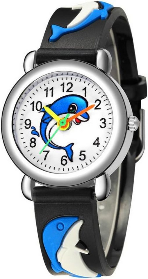 LIWEARE 3D Cartoon Kinder Watch, Kinderuhren Einfach zu Lesende Zahlen für Jungen Mädchen von LIWEARE