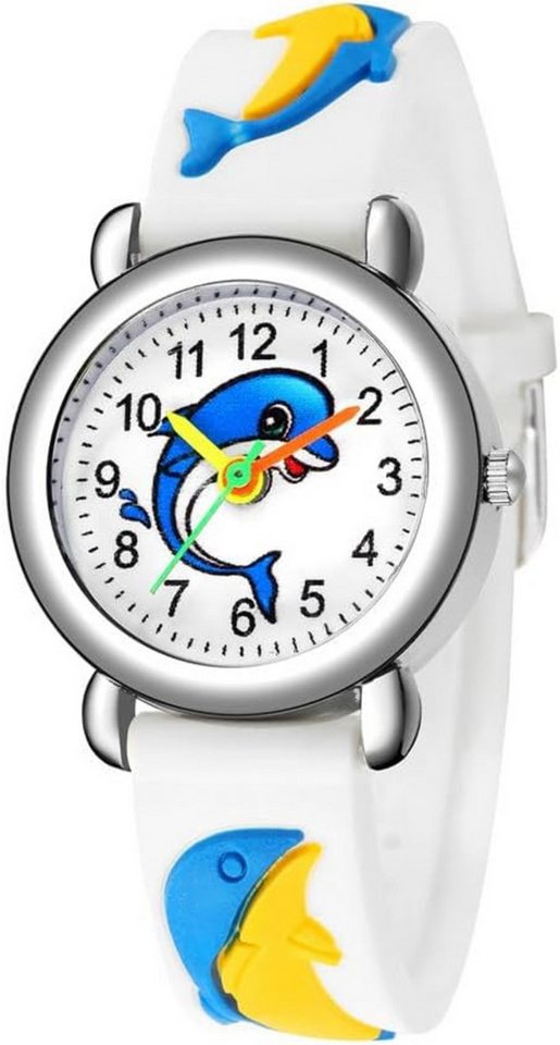 LIWEARE 3D Cartoon Kinder Watch, Kinderuhren Einfach zu Lesende Zahlen für Jungen Mädchen von LIWEARE