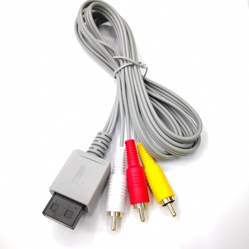 LIWEARE AV Kabel für Wii U, Cinch-Sound Audio Video AV Kabel für Wii und Wii U, 1.8M/6FT, kompatibel für Fernsehen LIWEARE AV Kabel für Wii U, Cinch-Sound Audio Video AV Kabel für Wii und Wii U, 1.8M/6FT, kompatibel für Fernsehen von LIWEARE