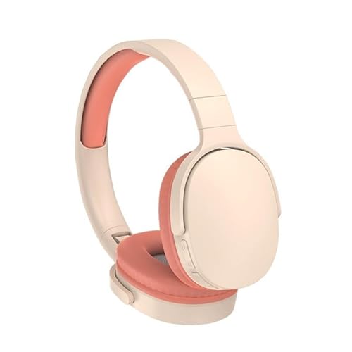 LIWEARE Bluetooth Kopfhörer, Over Ear Wireless Headset, Heavy Bass Kopfhörer, HiFi-Stereo-Sound, 2,4 GHz Gaming Kopfhörer mit Geräuschunterdrückung ﻿ (Rosa) von LIWEARE