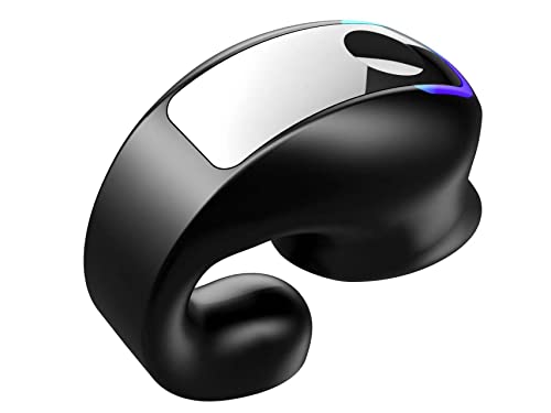 LIWEARE Bluetooth Kopfhörer Sport, 5.3 Wireless Bluetooth Headset Sprechen Clip-on Headset Lange Zeit Verschleiß ohne Schmerzen Ultra Lange Batterielebensdauer (Schwarz) von LIWEARE
