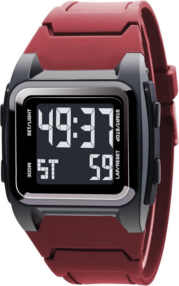 LIWEARE Minimalistischen Retro-Design modernen Funktionen Zeitmesser & Wecker Watch, mit 50 Meter wasserdicht Perfekt für den Alltag, spritzwassergeschützt LIWEARE Minimalistischen Retro-Design modernen Funktionen Zeitmesser & Wecker Watch, mit 50 Meter wasserdicht Perfekt für den Alltag, spritzwassergeschützt von LIWEARE