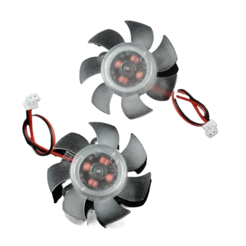 LIYIANWAN tianwandong 1 Stück 12 V 45 x 10 mm 2-poliger Buchsenstecker Ersatzlüfter 45 mm 2-poliger Lüfter for Computer-VGA-Kühlung Grafikkarten-Kühlkörperkühler von LIYIANWAN