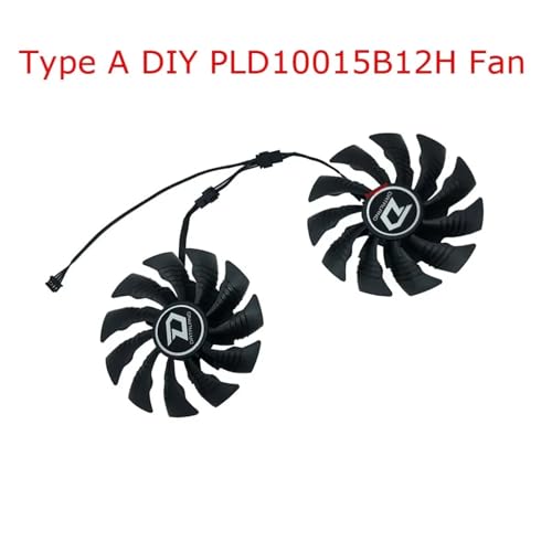 tianwandong 2 Teile/satz GPU Kühler Grafikkarte Fan DIY PLD10015B12H for RTX3070 RTX 3070 8GB gaming(DIY Type A) von LIYIANWAN