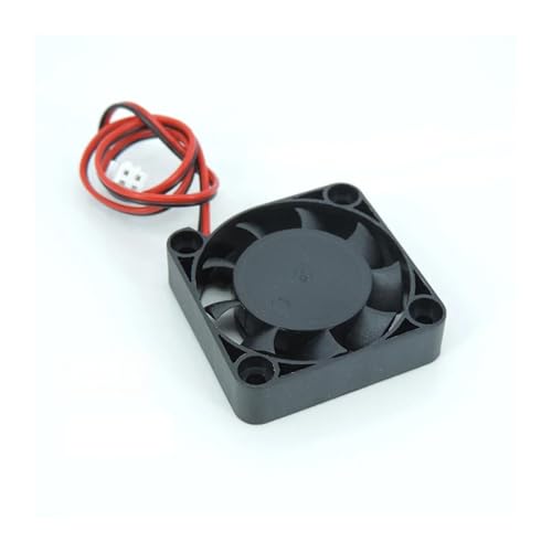 tianwandong 4010 Lüfter 5 V 12 V Leiser bürstenloser Lüfter 3D-Druckerteil 40 mm 4 cm Hydrauliklager Axial 40 mm x 40 mm x 10 mm 2-polig DC5 V DC12 V(2pcs,4010 5v) von LIYIANWAN