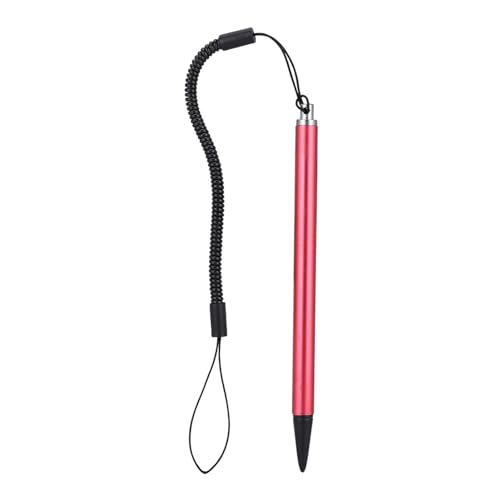 Screen Touch Painting Pen ABS Universal Resistiver Stylus Screen Writing mit Federseil für alle Resistive Touch Screen Geräte wie POS PDA Navigator Medical (Rot) von LIYJTK