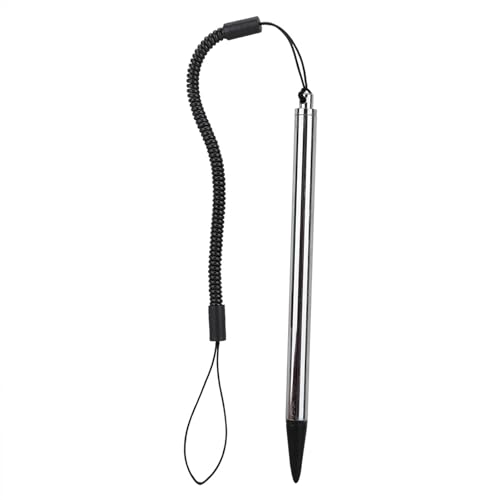 Screen Touch Painting Pen ABS Universal Resistiver Stylus Screen Writing mit Federseil für alle Resistive Touch Screen Geräte wie POS PDA Navigator Medical (Silber) von LIYJTK