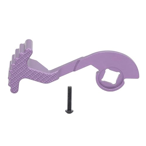 Lenkradauslöser für RC-Sender, ergonomischer Einhand-Steuerungsadapter für NB4-Controller, hochpräzises Legierungsmaterial (Lila) von LIZEALUCKY