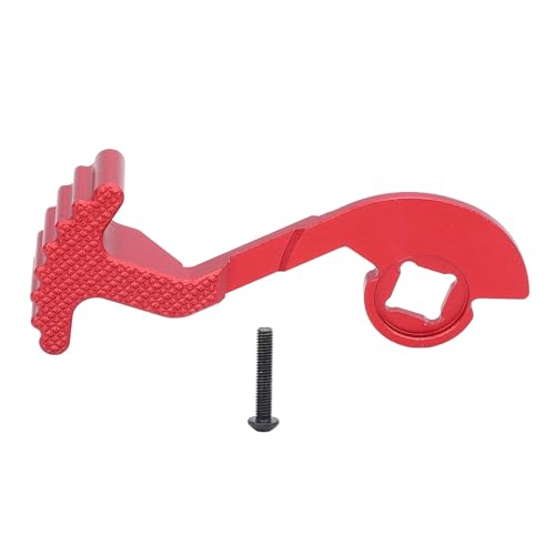 Lenkradauslöser für RC-Sender, ergonomischer Einhand-Steuerungsadapter für NB4-Controller, hochpräzises Legierungsmaterial (Rot) von LIZEALUCKY
