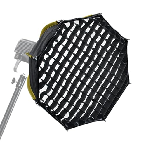 Nicefoto -50g 50 cm 20 Zoll Oktagonal Softbox mit verbesserter reflektierender Oberfläche für kleine Raumströmen und Stilllebensfotografie Schwarz Nicefoto -50g 50 cm 20 Zoll Oktagonal Softbox mit verbesserter reflektierender Oberfläche für kleine Raumströmen und Stilllebensfotografie Schwarz von LIZEALUCKY