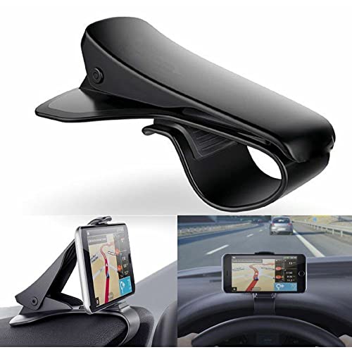 LIZHOUMIL Kfz-Handyhalterung – Universal HUD Design Smart Phone Holder 6,5 Zoll Universal Clip On Car HUD GPS Dashboard Mount Cell Phone Holder Non-Slip Durable Stand for Safe Driving von LIZHOUMIL