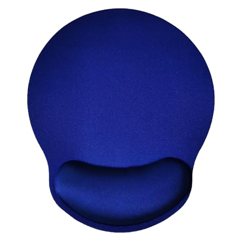 Mauspad mit Handgelenkstütze, ergonomisches Mauspad mit Memory-Schaum-Handgelenkauflage, rutschfeste Gummiunterseite, Gaming-Mäusepad für Zuhause, Büro, Computer, Laptop, Blau Mauspad mit Handgelenkstütze, ergonomisches Mauspad mit Memory-Schaum-Handgelenkauflage, rutschfeste Gummiunterseite, Gaming-Mäusepad für Zuhause, Büro, Computer, Laptop, Blau von LIZPARE