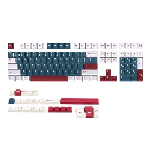 LIbgiubhy 136Keys Mech Styles Tastenkappen Double Shot Injections Originalhöhen Tastenkappen Tastenabdeckung Für Mechanische Tastaturen von LIbgiubhy