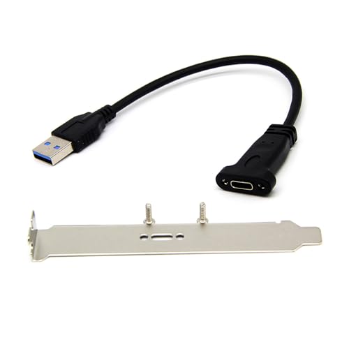 LIbgiubhy Computer Chassis Mainboard Adapterschrauben USB EIN Mann Zu USB C Weiblich Mit Klammer Für Sichere Installation Und Stabilität von LIbgiubhy