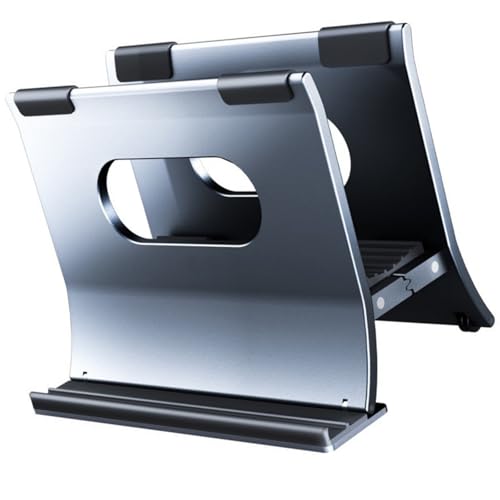 LIbgiubhy Vertikaler Laptop Ständer Aluminium Gravitations Auto Lock Metall Notebook Vertikaler Dock Ständer rutschfeste Halterung LIbgiubhy Vertikaler Laptop Ständer Aluminium Gravitations Auto Lock Metall Notebook Vertikaler Dock Ständer rutschfeste Halterung von LIbgiubhy