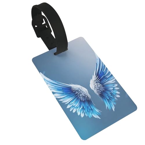 Gepäckanhänger mit Engelsflügel-Aufdruck, Reisetaschen-Etiketten, Kofferanhänger, ID-Etikett für Damen und Herren Gepäckanhänger mit Engelsflügel-Aufdruck, Reisetaschen-Etiketten, Kofferanhänger, ID-Etikett für Damen und Herren von LJABCVNN