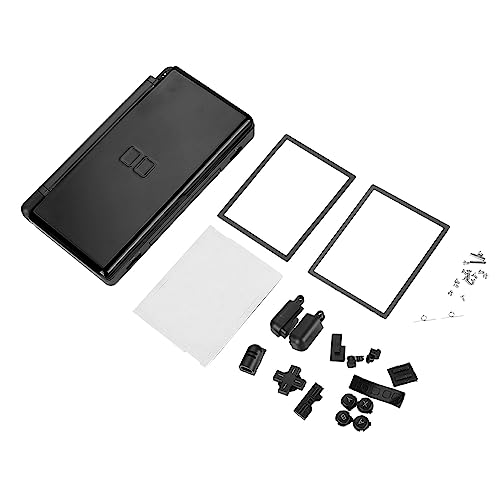 Ersatz-Gehäuseschalen-Set für DS Lite – Komplette Reparaturteile, Ersatz-Gehäuseschalen-Set für DS Lite (Black) von LJCM