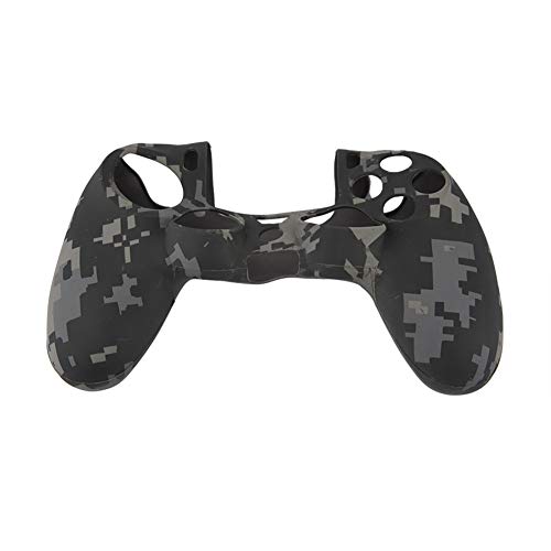 Grip-Silikonhülle für PS4-Controller, Weiche Silikonhülle, Grip-Schutzhülle, Staubdichte Hülle, Griffabdeckung für PS4-Controller – Verbesserte Griffigkeit und Schutz (Gray) von LJCM