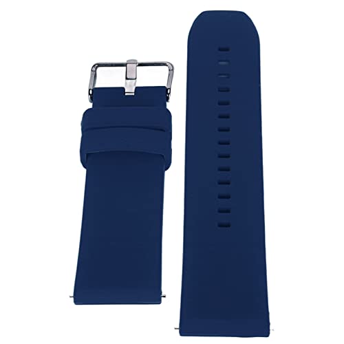 LJCM Smartwatch-Armband, Stilvolles, Elastisches, Verstellbares Silikon-Uhrenarmband Zum Wandern (Blue) von LJCM