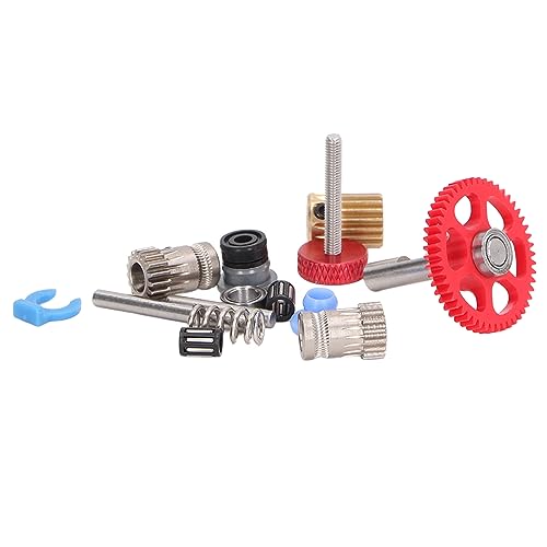 Upgrade Dual Gear Kit, Ersatzteile Extruderradsatz Standardgröße aus Legiertem Stahl für Voron 2.4 0.1 1.8 3D-Drucker von LJCM