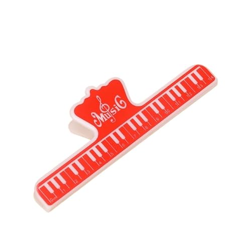 Große Notenklammern Für Klavier 3/4 Violine Gitarre Befestigungszubehör(Red) von LJERFSW