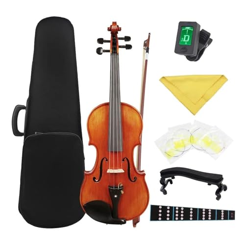 Violinen-Musikinstrument 4/4 Violine Fichtendecke Original Soundtrack Etui Bogenstütze Stimmgerät Saite Schulterstütze Violinen-Musikinstrument 4/4 Violine Fichtendecke Original Soundtrack Etui Bogenstütze Stimmgerät Saite Schulterstütze von LJERFSW