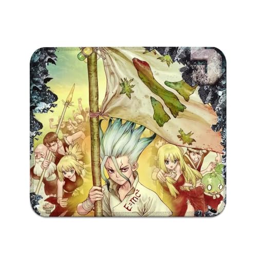 Ishigami Senkuuu/Kohaku/Asagiri Gen Mauspad, Anime-Mauspad, rutschfest, Schreibtischmatte, 21 x 26 cm, für PC, Laptop, Büro (Typ 11, 26 x 21 cm) von LJFIWY
