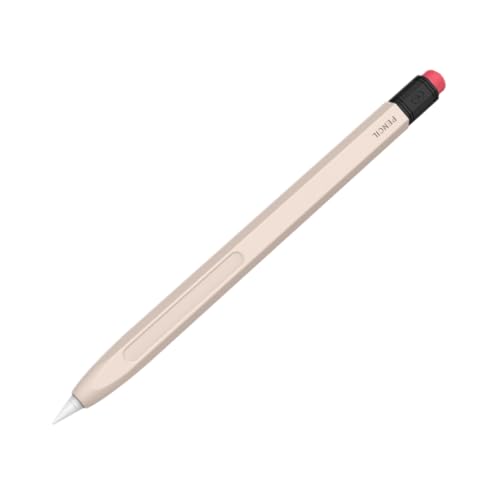 LJFLYXRI Schutzhülle für Apple Pencil 1. Generation, zweifarbige Silikonhülle, rutschfest und kratzfest, hergestellt für den Künstler in Ihnen, nur kompatibel mit Apple Pencil 1. Generation (Kaffee-1) von LJFLYXRI