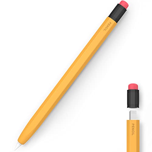 LJFLYXRI Silikonhülle, kompatibel mit Apple Pencil der 1. Generation, perfekt angepasst, hervorragender Schutz, Ultra-bequemer Griff, entworfen, leicht zu reinigen, minimalistisches Retro-Design LJFLYXRI Silikonhülle, kompatibel mit Apple Pencil der 1. Generation, perfekt angepasst, hervorragender Schutz, Ultra-bequemer Griff, entworfen, leicht zu reinigen, minimalistisches Retro-Design von LJFLYXRI
