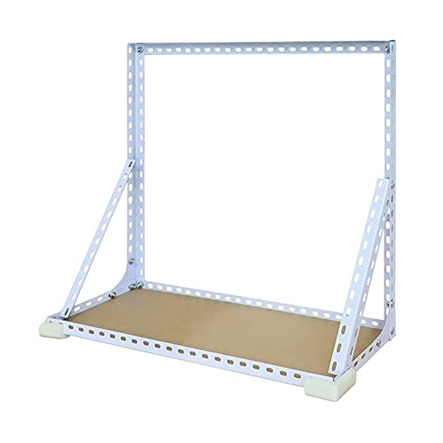Büro PC-Tower-Halterung, wandmontierter CPU-Halter, Stabiler Metallrahmen, hängende PC-Host-Gehäusehalterung, hält bis zu 66 Pfund, Zubehör(50 * 22.5 * 50cm) von LJHFG63KUYT