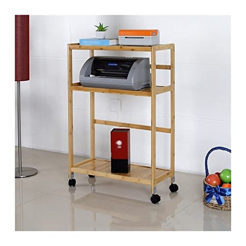 Büro PC-Tower-Ständer mit Rädern, 3-stufiger beweglicher Druckerständer mit Stauraum, rollender Bambus-PC-Gehäuse-Bodenständer mit offenen Regalen, for das Heimbüro Zubehör(Natural,59*26*86cm) Büro PC-Tower-Ständer mit Rädern, 3-stufiger beweglicher Druckerständer mit Stauraum, rollender Bambus-PC-Gehäuse-Bodenständer mit offenen Regalen, for das Heimbüro Zubehör(Natural,59*26*86cm) von LJHFG63KUYT