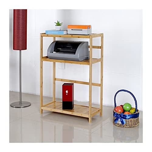 LJHFG63KUYT Büro 3-stöckiger PC-Tower-Ständer, Bambus-Druckerständer mit Stauraum, PC-Gehäuse, Bodenständer mit offenen Regalen, stabiles Lagerregal for das Heimbüro Zubehör(Natural,51 * 26 * 81cm) LJHFG63KUYT Büro 3-stöckiger PC-Tower-Ständer, Bambus-Druckerständer mit Stauraum, PC-Gehäuse, Bodenständer mit offenen Regalen, stabiles Lagerregal for das Heimbüro Zubehör(Natural,51 * 26 * 81cm) von LJHFG63KUYT
